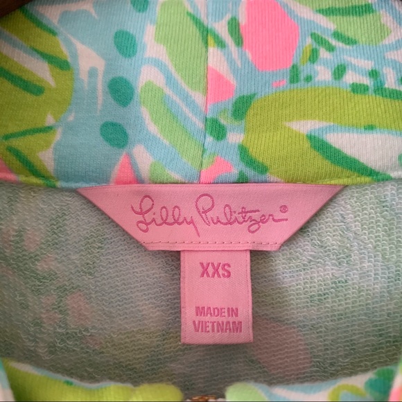 Lilly Pulitzer Coconut Jungle Popover XXS - Picture 4 of 4